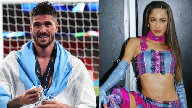 Rodrigo de Paul y Tini intercambiaron mensajes de amor tras la Finalissima