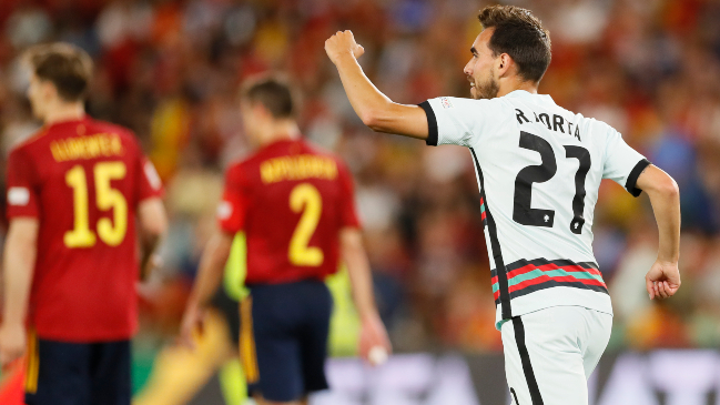 Ricardo Horta regresó tras ocho años a la selección portuguesa y anotó el empate contra España