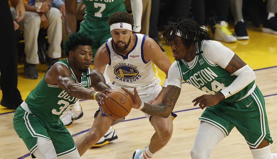 Boston Celtics golpeó primero en la Finales de la NBA y venció a domicilio a Golden State Warriors