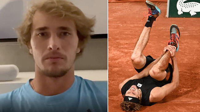 Alexander Zverev dio detalles de su lesión: Al parecer se trata de algo muy grave