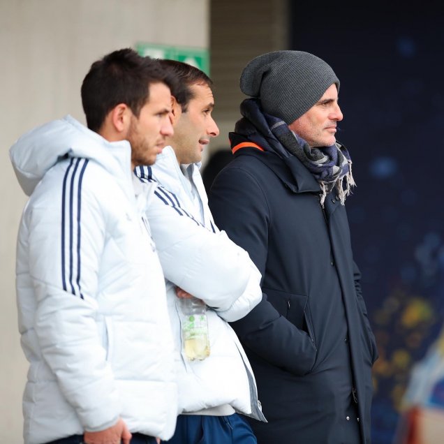 Diego López estuvo presente en el triunfo del equipo de proyección de Universidad de Chile