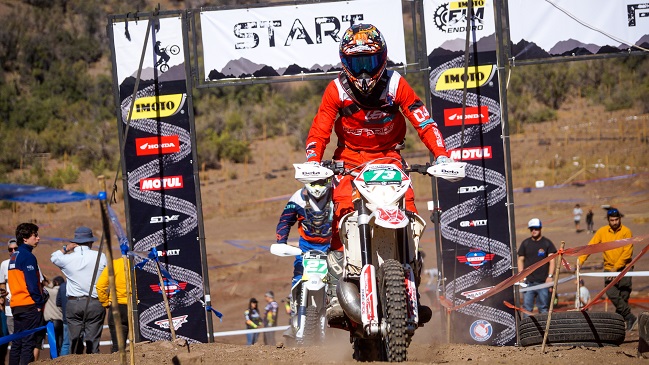 Juvenil Agustín Cortez ganó la tercera fecha del Imoto Enduro en Casablanca