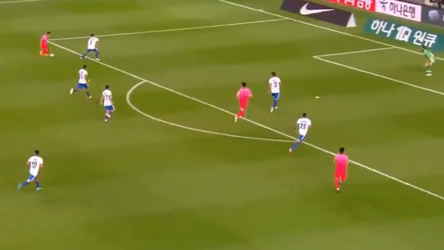 El golazo que le marcó Corea del Sur a Chile en el inicio de la “era Berizzo”