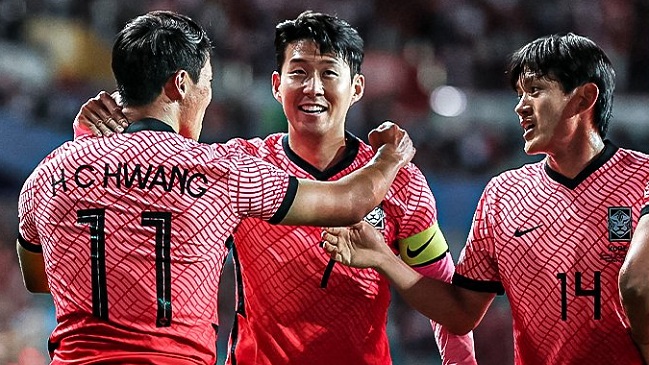 Son Heung-min clavó un hermoso tiro libre para el 2-0 de Corea del Sur sobre la Roja