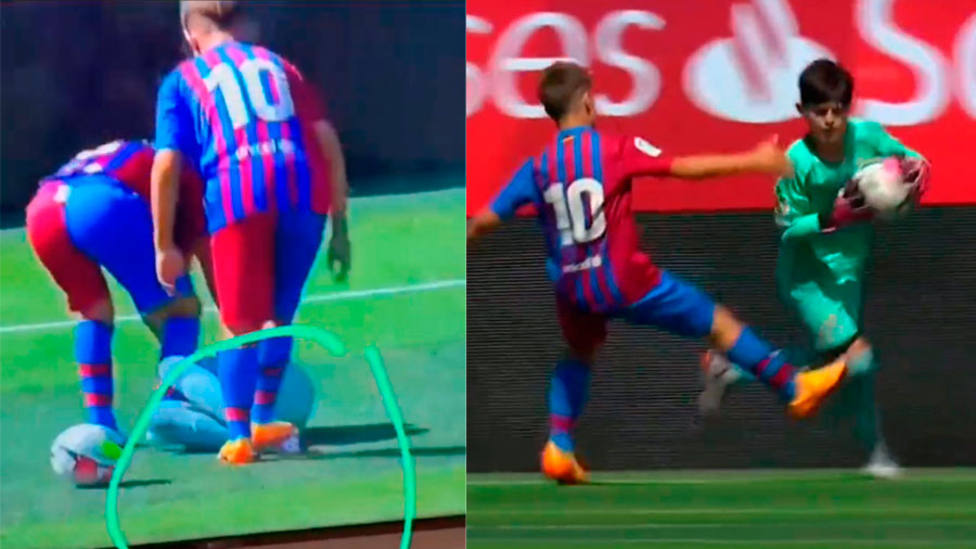 Polémica en España: Niños de la sub 12 de Barcelona fueron acusados de agredir al portero de Espanyol