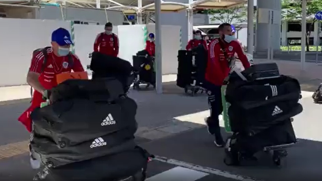 La selección chilena ya está en Japón para jugar ante Túnez