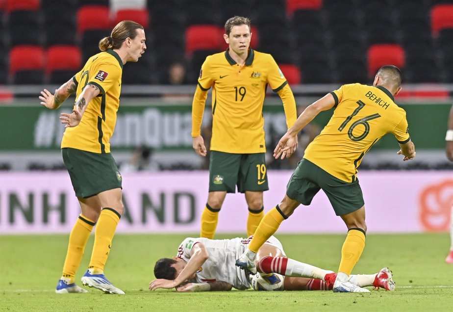 Australia se exigió para batir a Emiratos Arabes y clasificar a la repesca de Qatar 2022