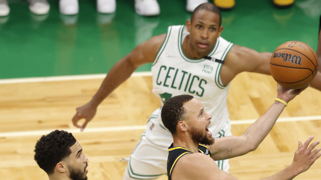 Brown y Tatum le ganaron la pulseada a un efectivo Curry y Celtics batió a Warriors