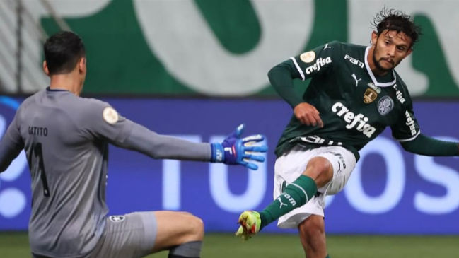 Palmeiras goleó a Botafogo y se adueñó del liderato en el Brasileirao