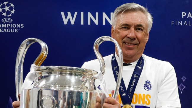 Con la “orejona” en sus brazos: Real Madrid felicitó a su técnico Ancelotti en su cumpleaños