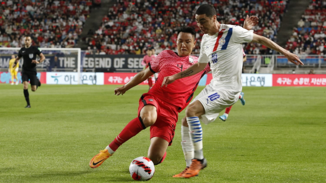 Corea del sur le robó un empate a Paraguay en duelo amistoso en Suwon