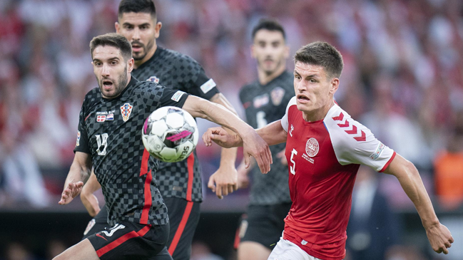 Croacia alcanzó su primer triunfo en la Nations League al vencer como visita a Dinamarca