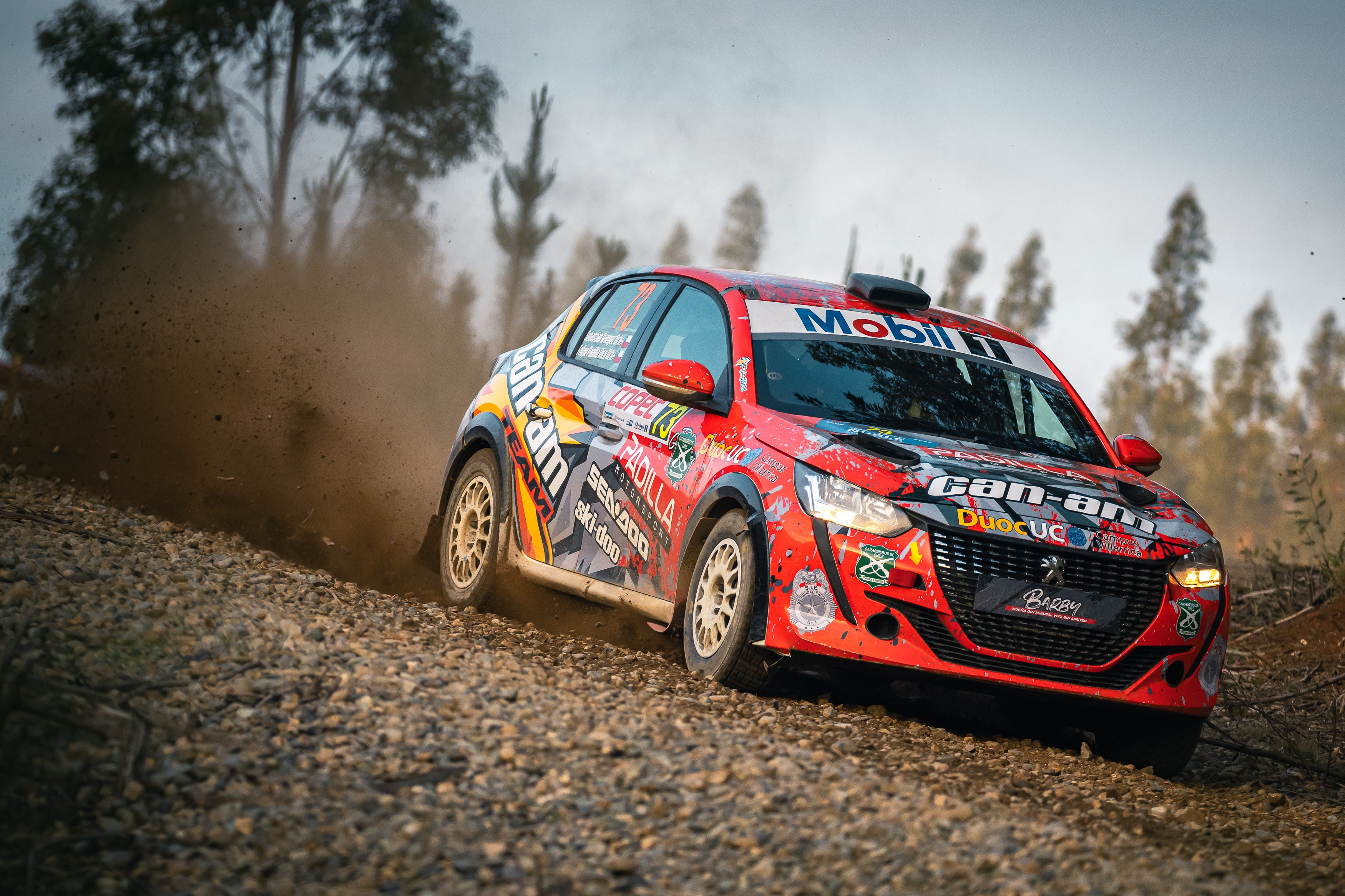 Martín Scuncio y Felipe Padilla se quedaron con la primera etapa del Rally Mobil Ñuble Chillán Viejo