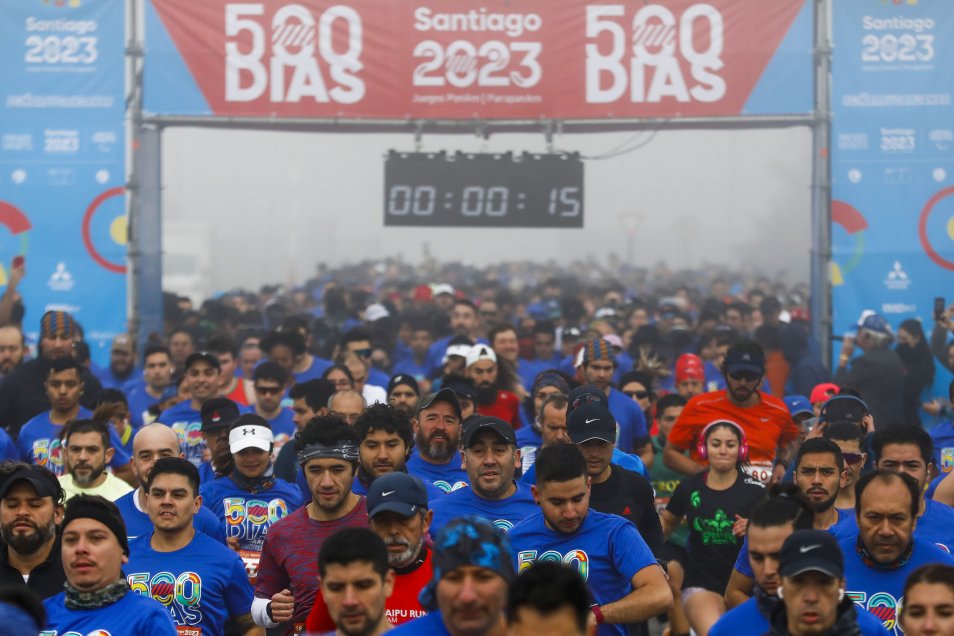 Cerrillos fue el escenario de la exitosa Corrida Santiago 2023
