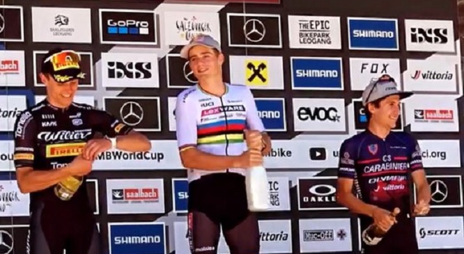 ¡Cuarto triunfo seguido! Martín Vidaurre se quedó con el primer lugar en la Copa del Mundo de Leogang