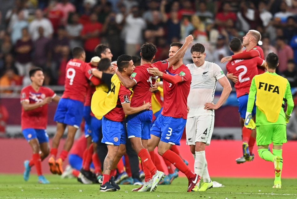 Costa Rica festejó la clasificación a la sexta Copa del Mundo de su historia