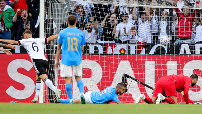 Las fallas defensivas marcaron la dura derrota de Italia frente a Alemania