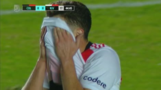 Julián Alvarez se perdió un gol increíble en la derrota de River Plate contra Colón