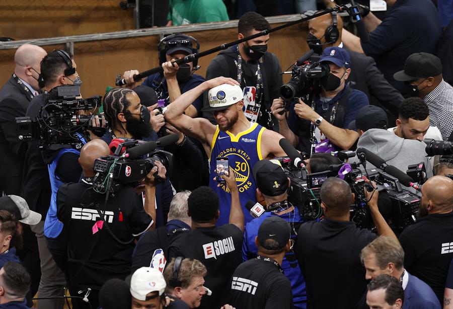¡Campeones por séptima vez! Golden State Warriors derribó a Boston Celtics y se coronó en la NBA