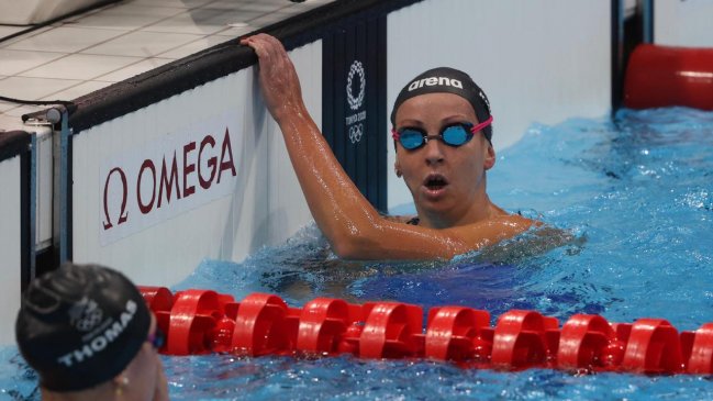 Kristel Köbrich se instaló en la final de los 1.500 metros en el Mundial de Natación