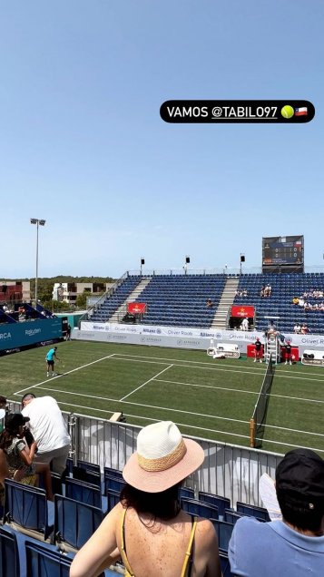 Francisco Sierralta asistió al triunfo de Alejandro Tabilo en Mallorca