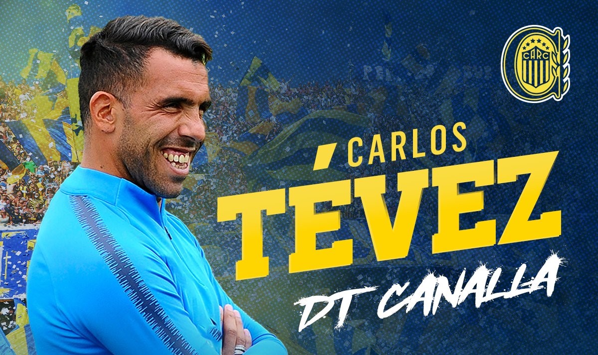Rosario Central oficializó a Carlos Tévez como nuevo director técnico