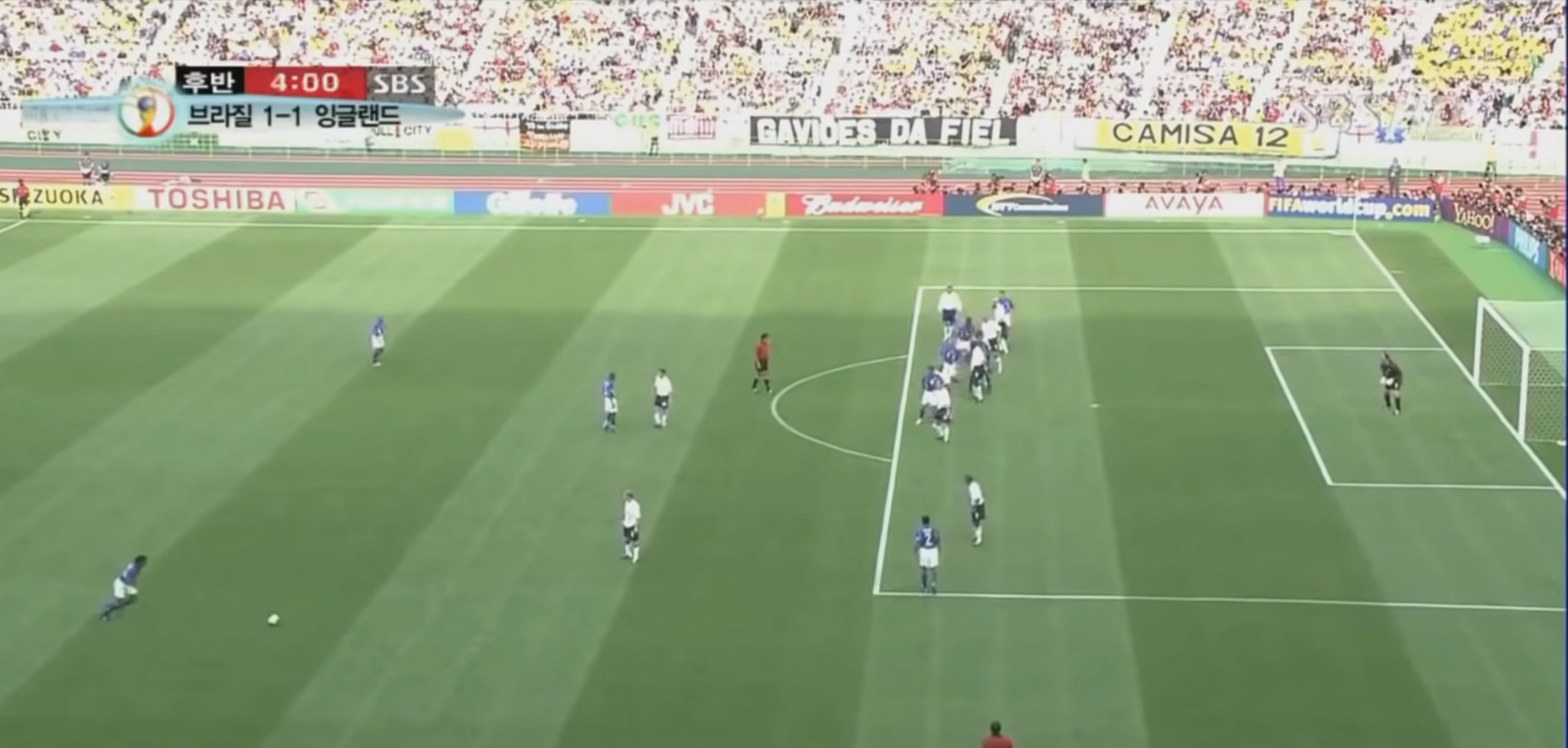 Se cumplieron 20 años del golazo de Ronaldinho a Inglaterra en el Mundial de Corea y Japón