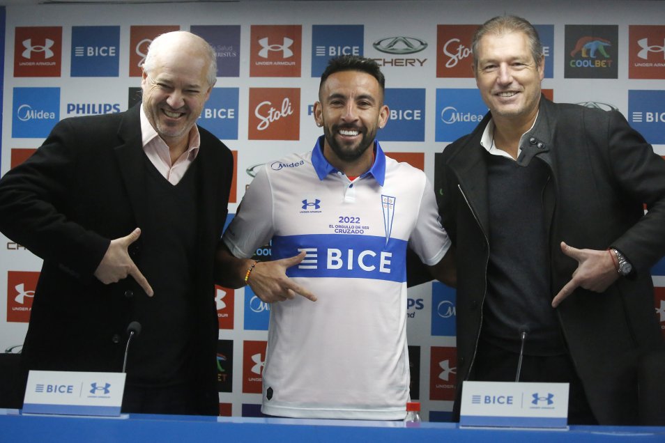 La presentación de Mauricio Isla en su regreso a Universidad Católica
