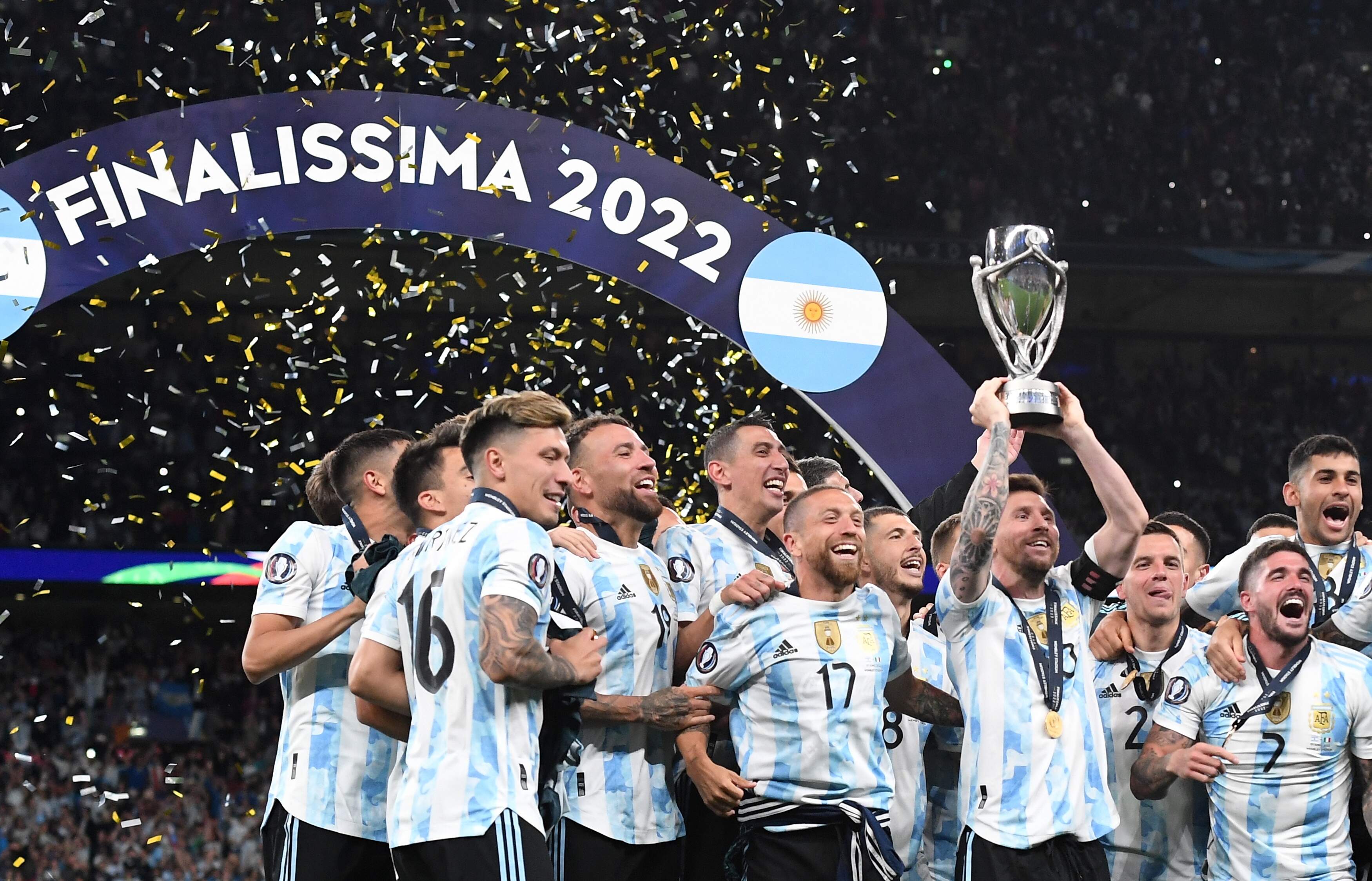 La “Finalissima” entre Argentina e Italia fue considerada solo como un amistoso para la FIFA