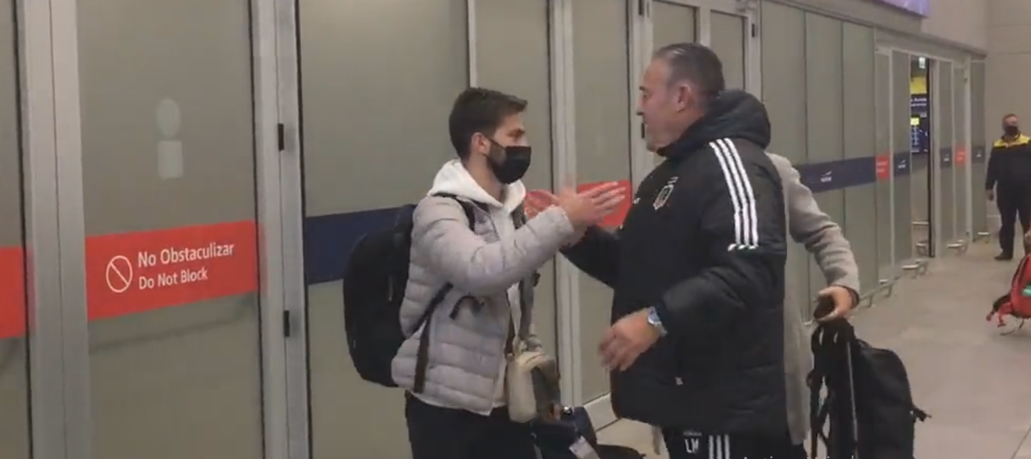 Bouzat llegó a Chile para sumarse a Colo Colo: Es un equipo grande, me genera ilusión