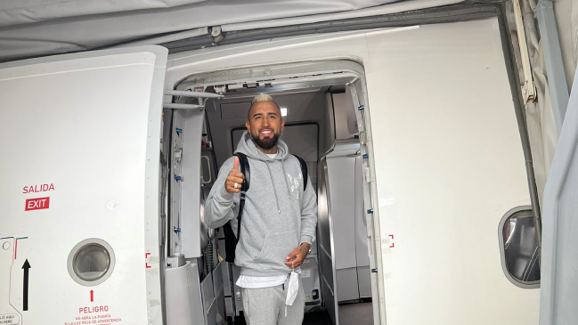 Arturo Vidal se despidió de Colombia tras sus vacaciones: Espero volver pronto