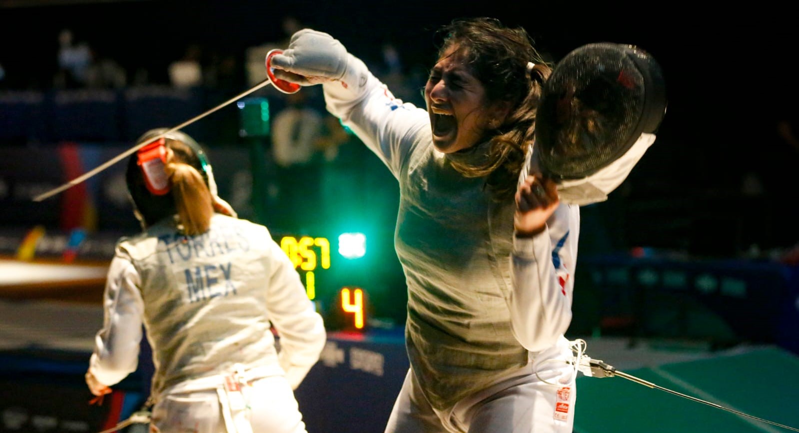 La esgrimista Katina Proestakis conquistó la medalla de oro en los Juegos Bolivarianos