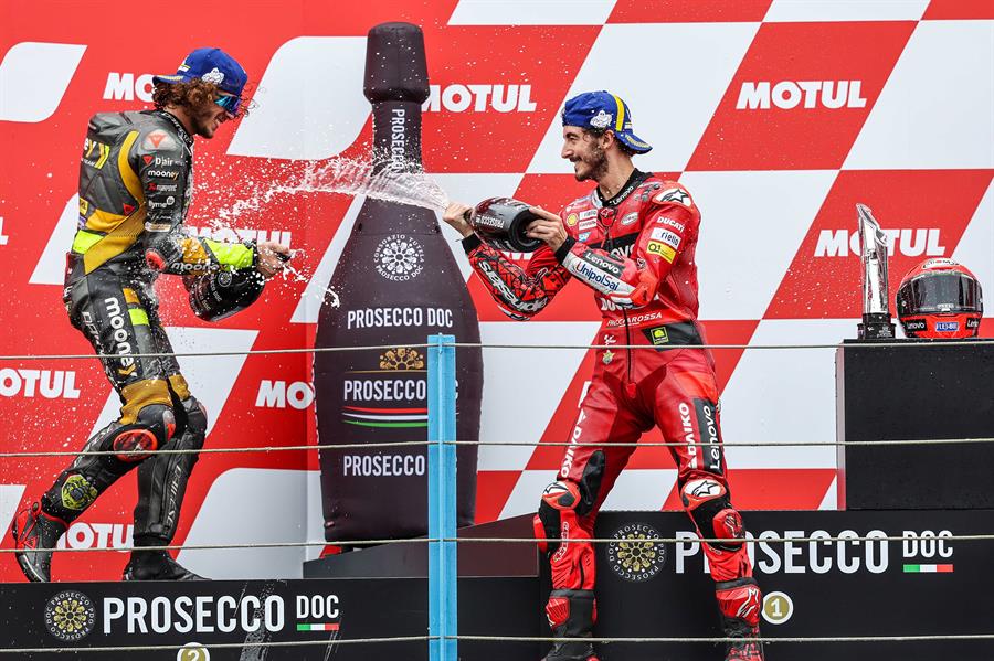 Moto GP: Francesco Bagnaia se quedó con el Gran Premio de Países Bajos