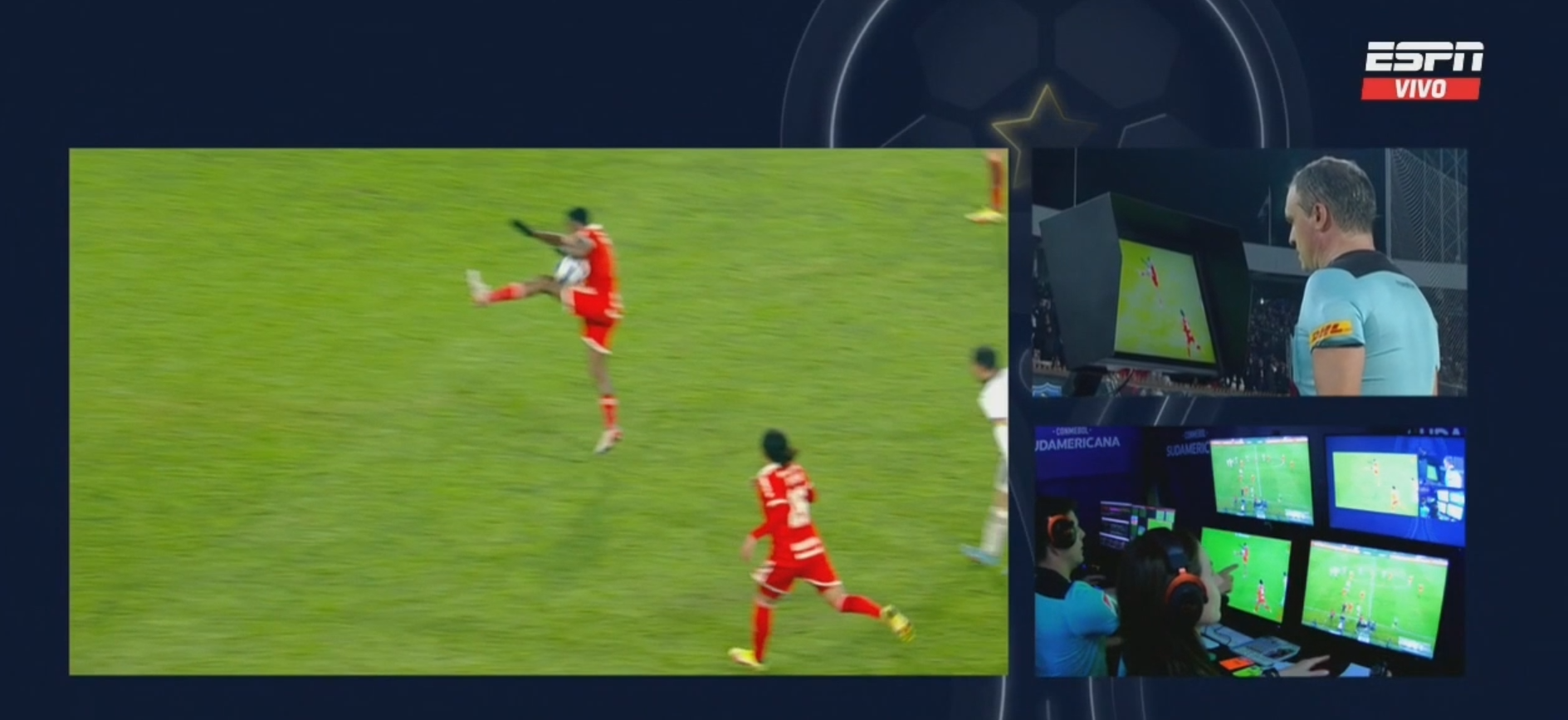 El gol anulado a Inter de Porto Alegre ante Colo Colo tras revisión del VAR