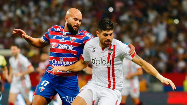 Estudiantes rescató un valioso empate en su visita a Fortaleza en octavos de la Libertadores