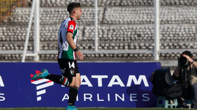 Bruno Barticciotto anotó su primer gol del Campeonato y adelantó a Palestino ante Unión