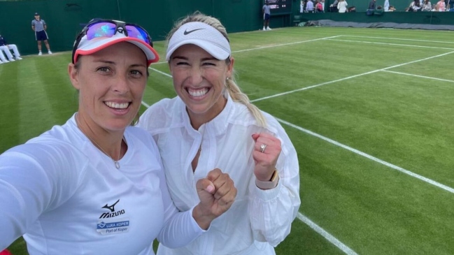 Alexa Guarachi y Andreja Klepac avanzaron a octavos de final en Wimbledon