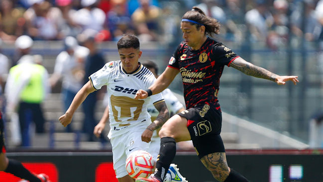 Joaquín Montecinos sufrió con un gol anulado en el empate de Tijuana con Pumas