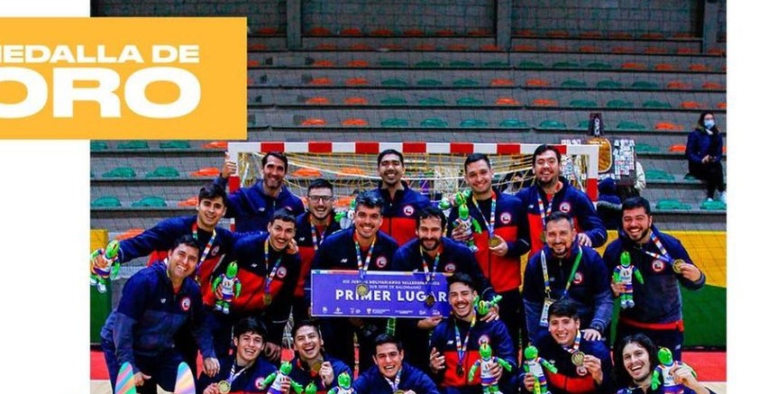 El Team Chile de balonmano se coronó campeón en los Juegos Bolivarianos de Valledupar