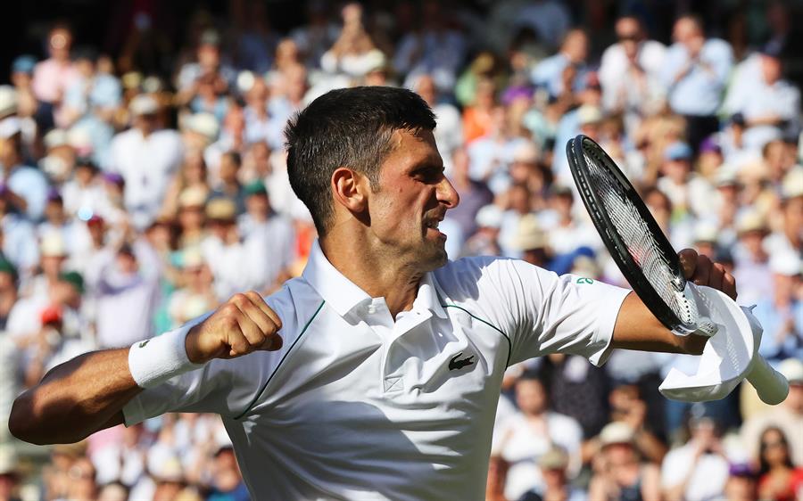Novak Djokovic logró un trabajado triunfo sobre Cameron Norrie y jugará una nueva final en Wimbledon