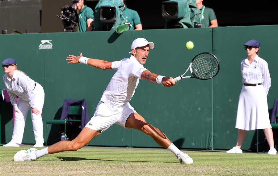 Novak Djokovic quedó a un paso de su título 21 de Grand Slam en Wimbledon