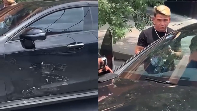 Yeferson Soteldo chocó su lujoso automóvil en México