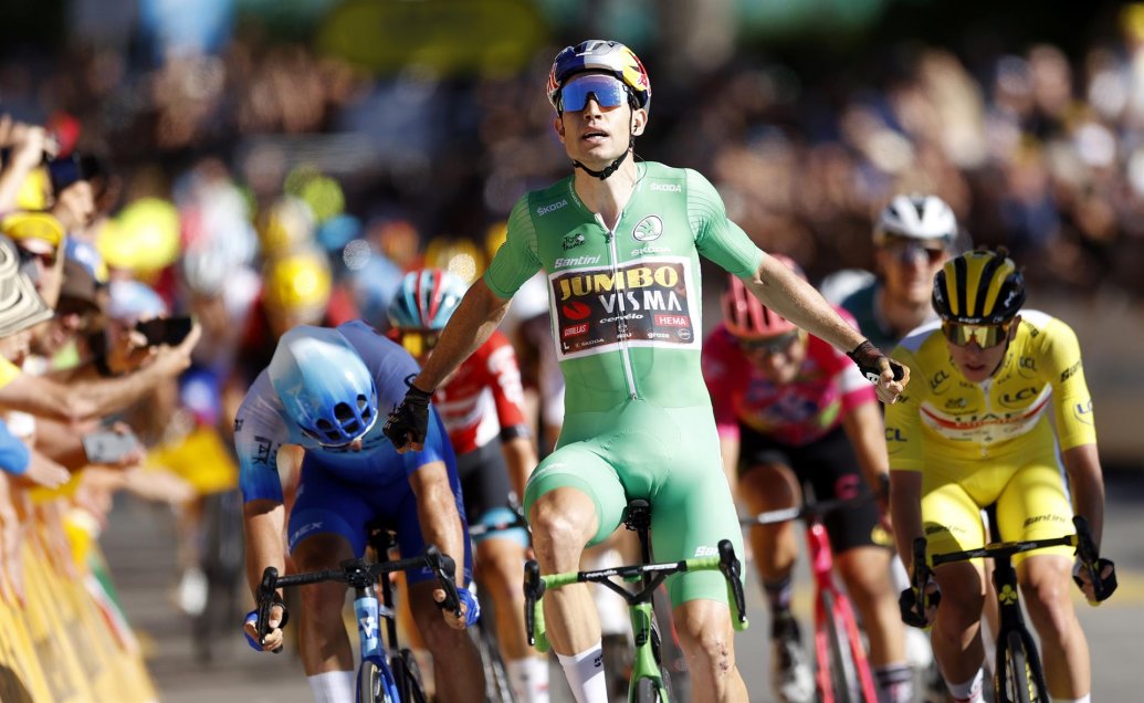 Tour de Francia: Wout Van Aert ganó el sprint olímpico en subida de Lausana