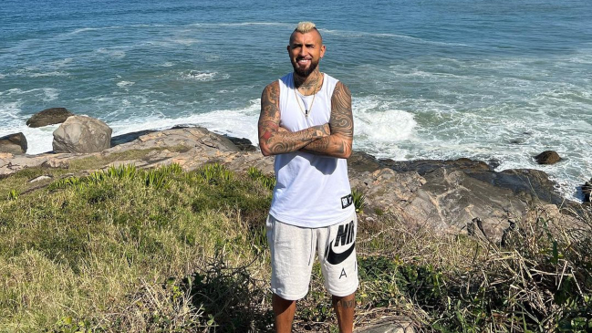 Solo falta que lo oficialice Flamengo: Vidal cambió su foto de perfil por una en Río de Janeiro
