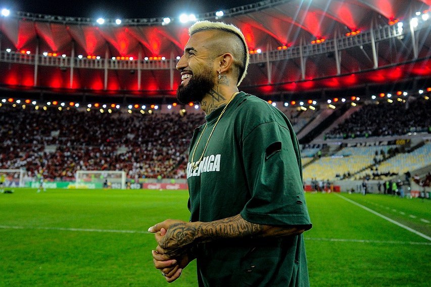 Las postales que dejaron las primeras horas de Arturo Vidal en Flamengo