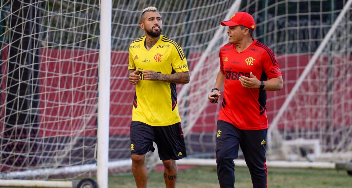 Así fue la primera jornada de entrenamiento de Arturo Vidal en Flamengo