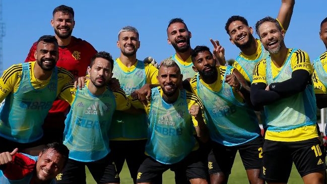 Vidal mostró que llegó a Flamengo a ser un ganador