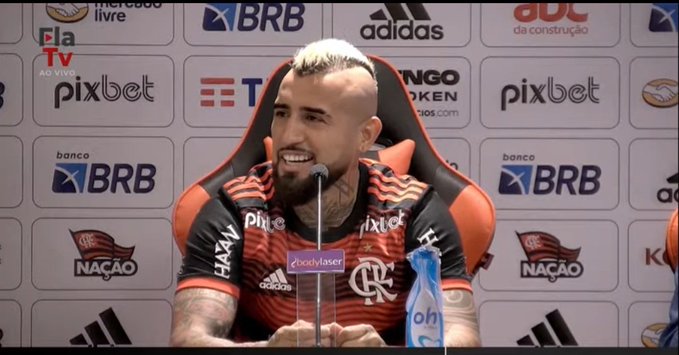 Arturo Vidal en su presentación en Flamengo: Quiero ganar la Copa Libertadores, es un sueño