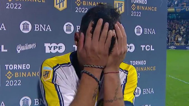Autor del único gol del clásico entre Rosario Central y Newell ‘s rompió en llanto tras el partido