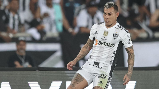 Eduardo Vargas fue titular en amargo empate de Atlético Mineiro contra Cuiabá en Brasil